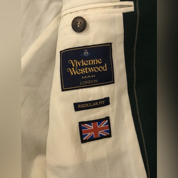 VIVIENNE WESTWOOD HENRY GREEN PINSTRIPE BLAZER - Picture 8 of 8